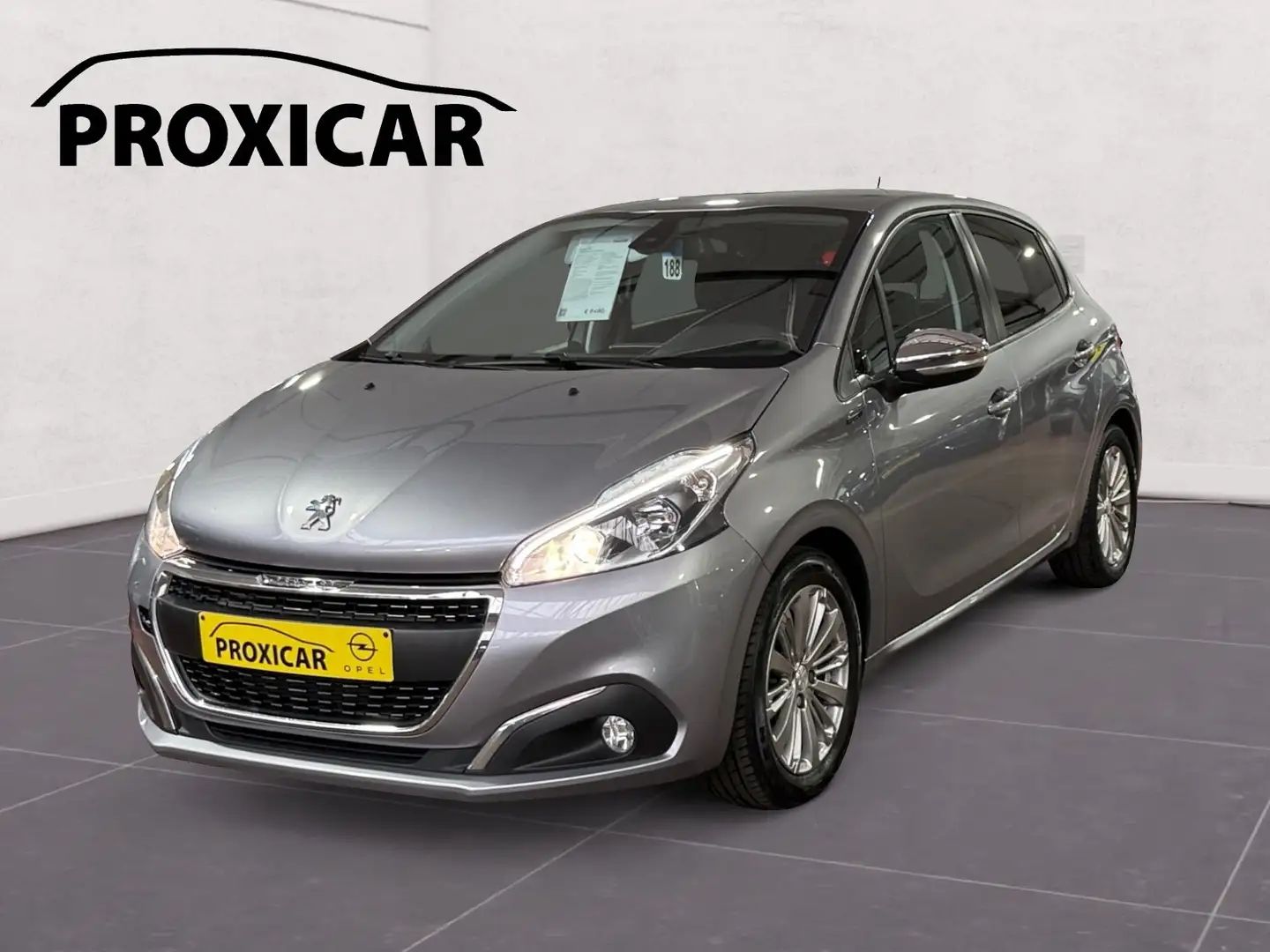 Peugeot 208 1.2i 83cv Signature Cruise*Carplay*GPS Gris - 1