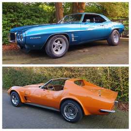 1969 Firebird en 1973 Corvette in één koop