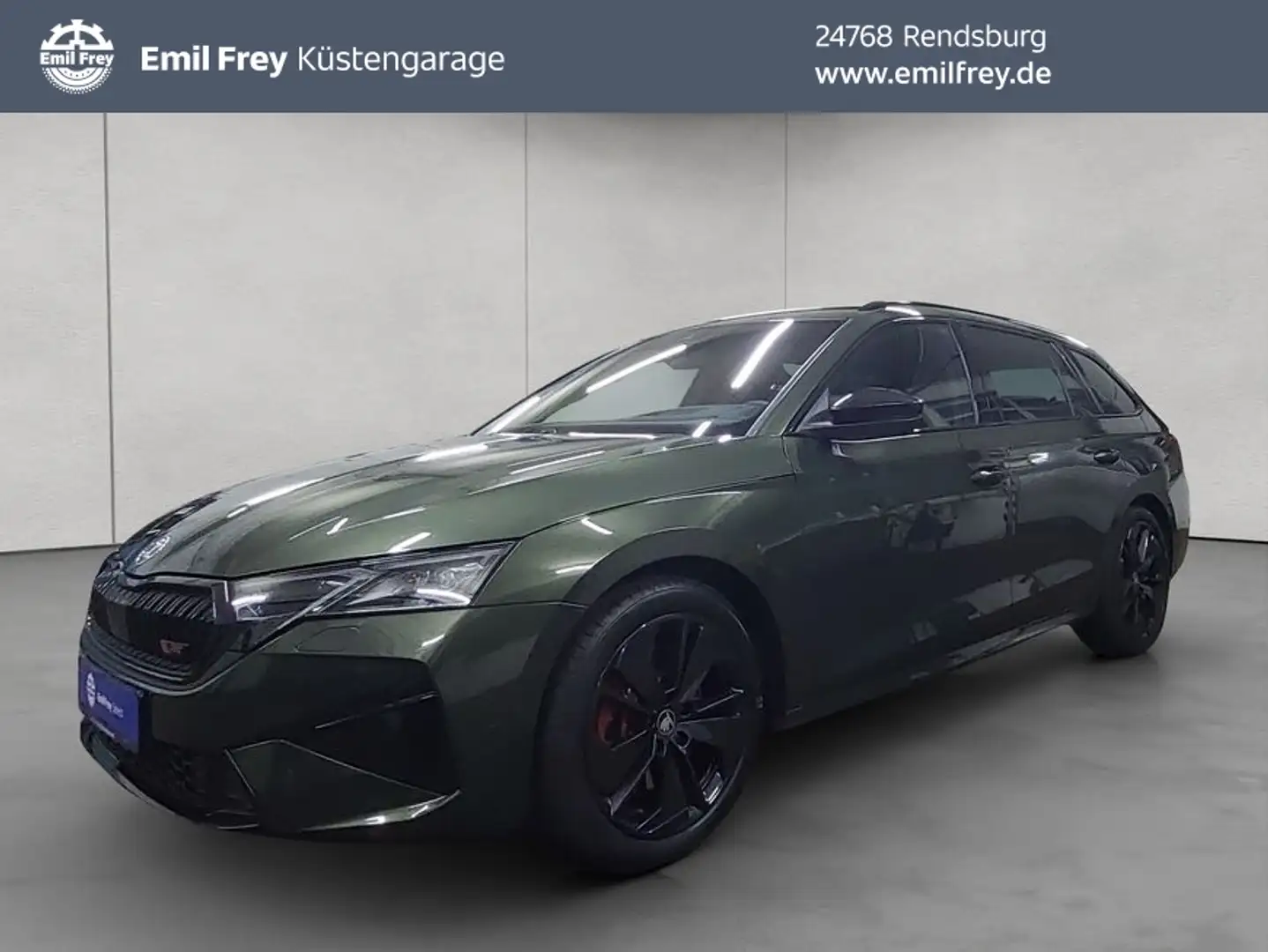 Skoda Octavia Combi 2.0 TSI RS Grün - 1