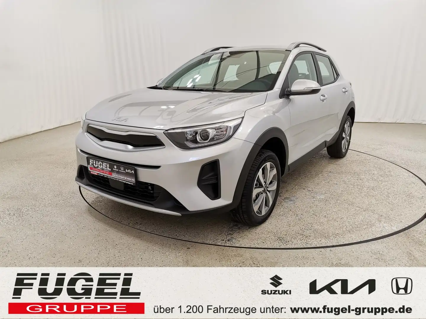 Kia Stonic 1.0 T-GDI Vision|Navi|SHZ|RFK|Höherlegung Argent - 1