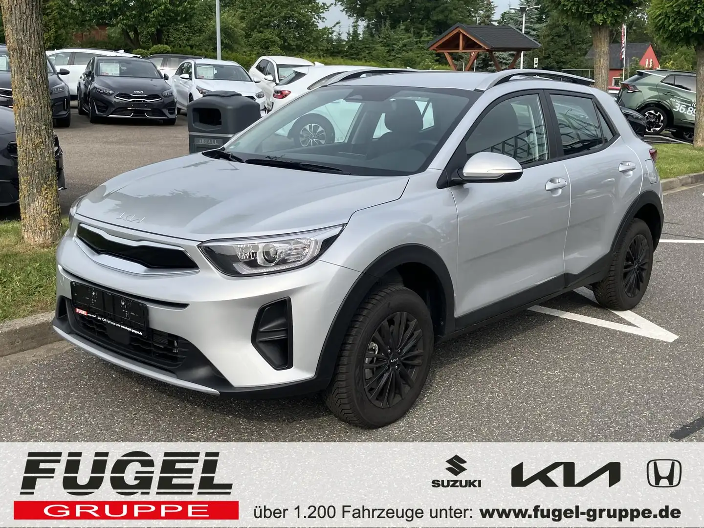 Kia Stonic 1.0 T-GDI Vision|Navi|SHZ|RFK|Höherlegung Silber - 1