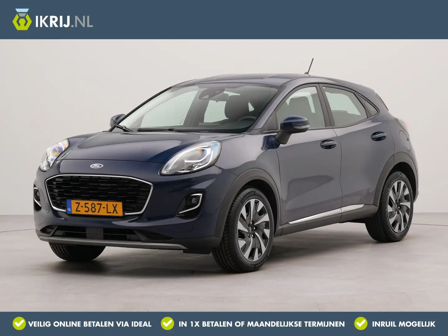 Ford Puma 1.0 EcoBoost Hybrid Titanium | Achteruitrij camera Blau - 1