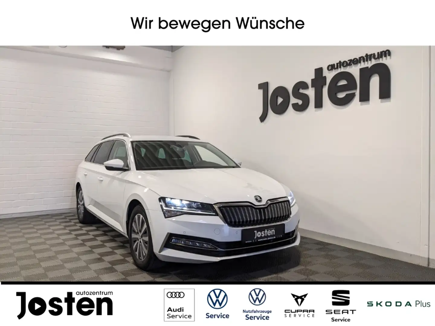 Skoda Superb Combi iV 1.4 TSI Virtual CarPlay Navi KAM Weiß - 1