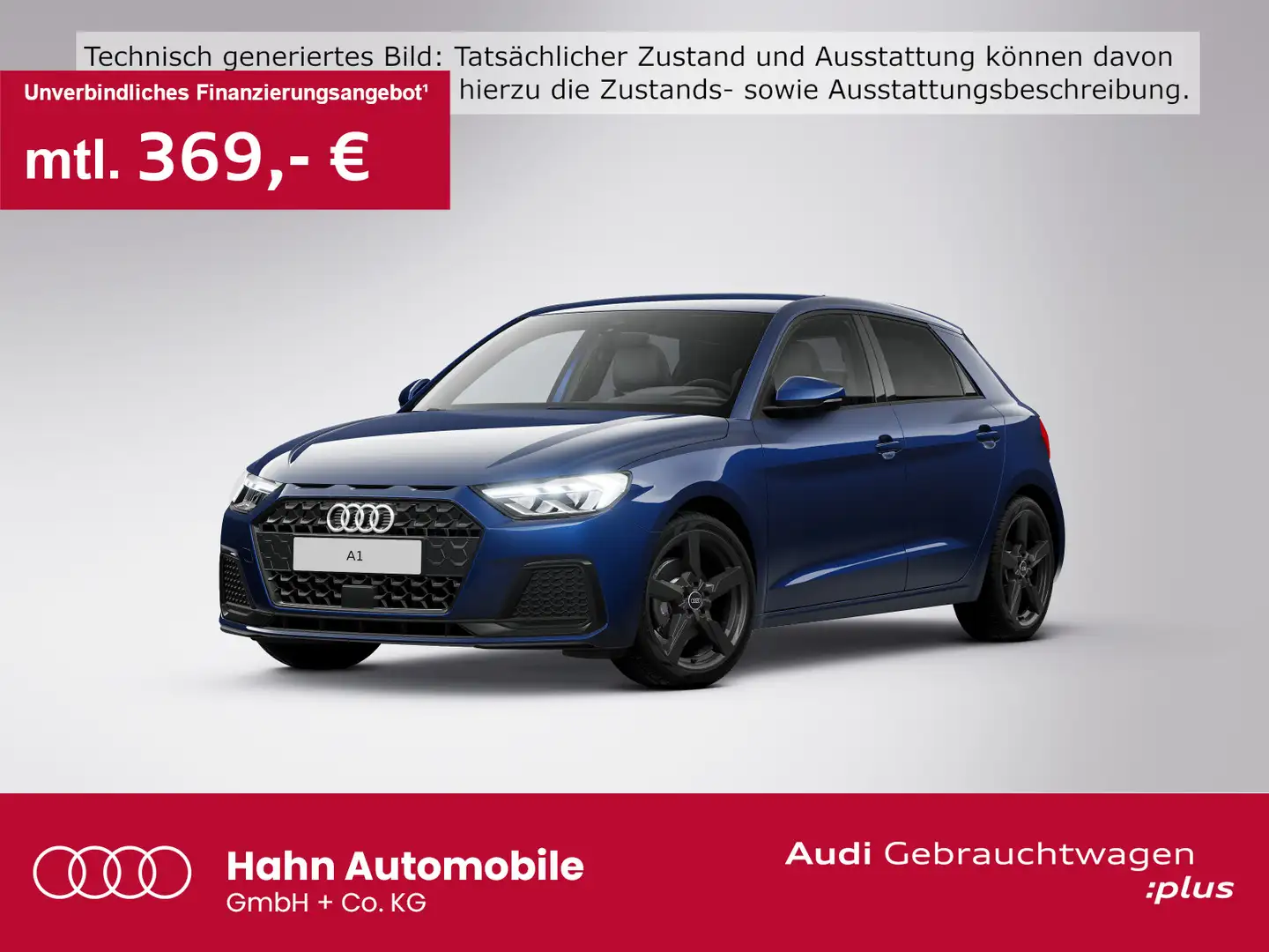 Audi A1 35 TFSI S-tronic advanced LED PDC Blau - 1