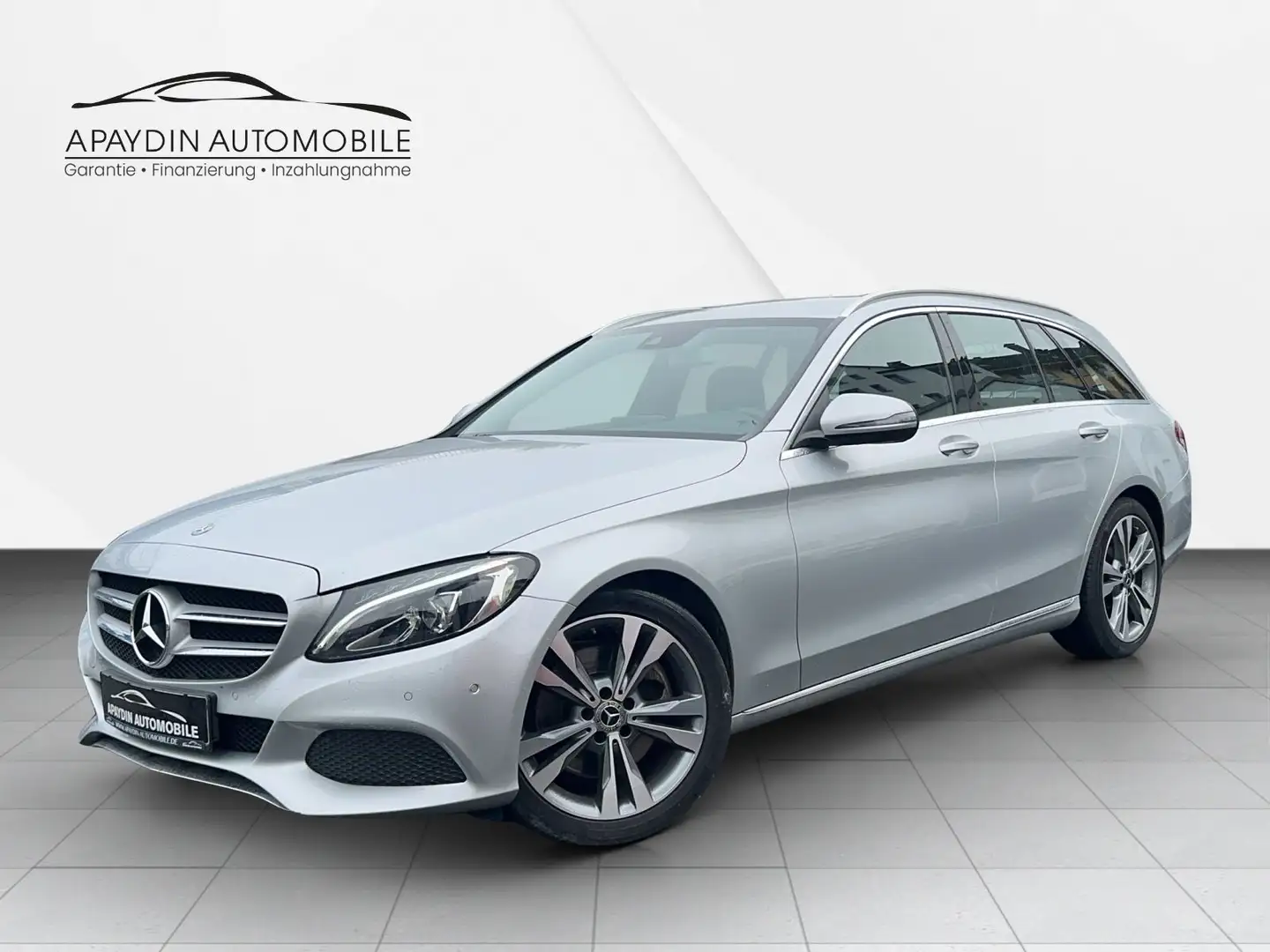 Mercedes-Benz C 300 T Avantgarde 7G/LED/NAVI/TOTWASS./eHECK Silber - 1