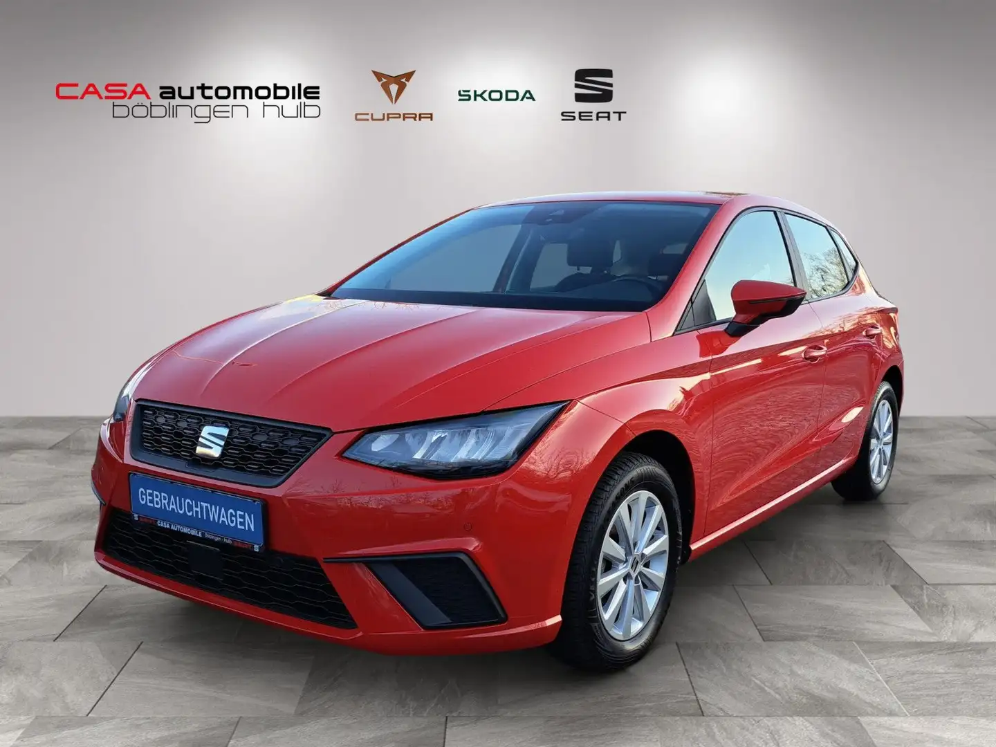 SEAT Ibiza Style 1.0 TSI Klimaauto SHZ PDC Kamera Rot - 1