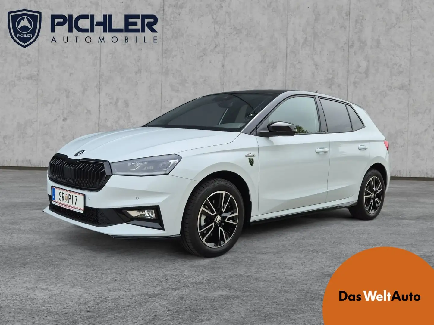 Skoda Fabia Monte Carlo TSI DSG Weiß - 1