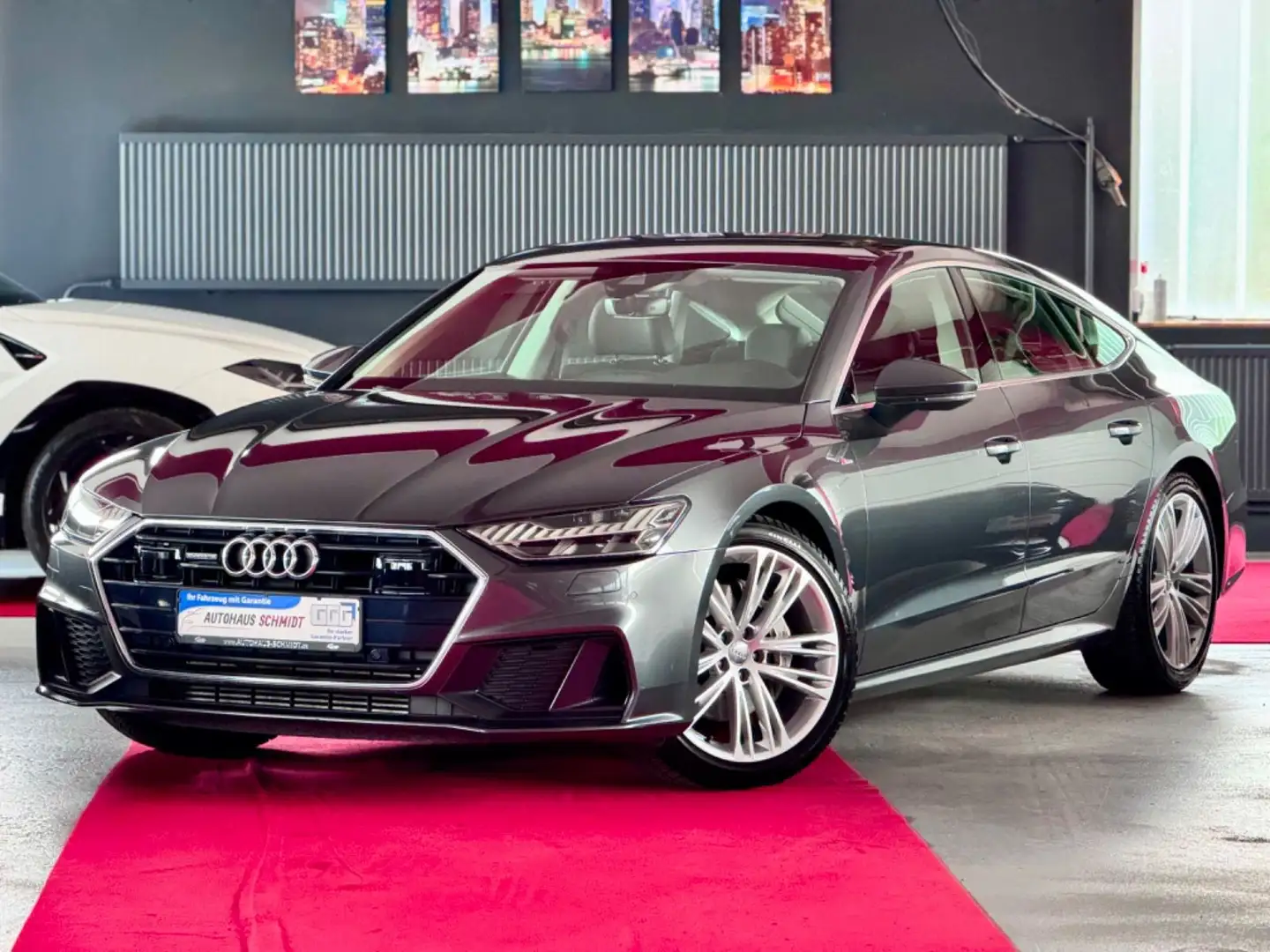Audi A7 50TDI S Line Matrix ACC Luft Allradlenkun Kam Grijs - 1