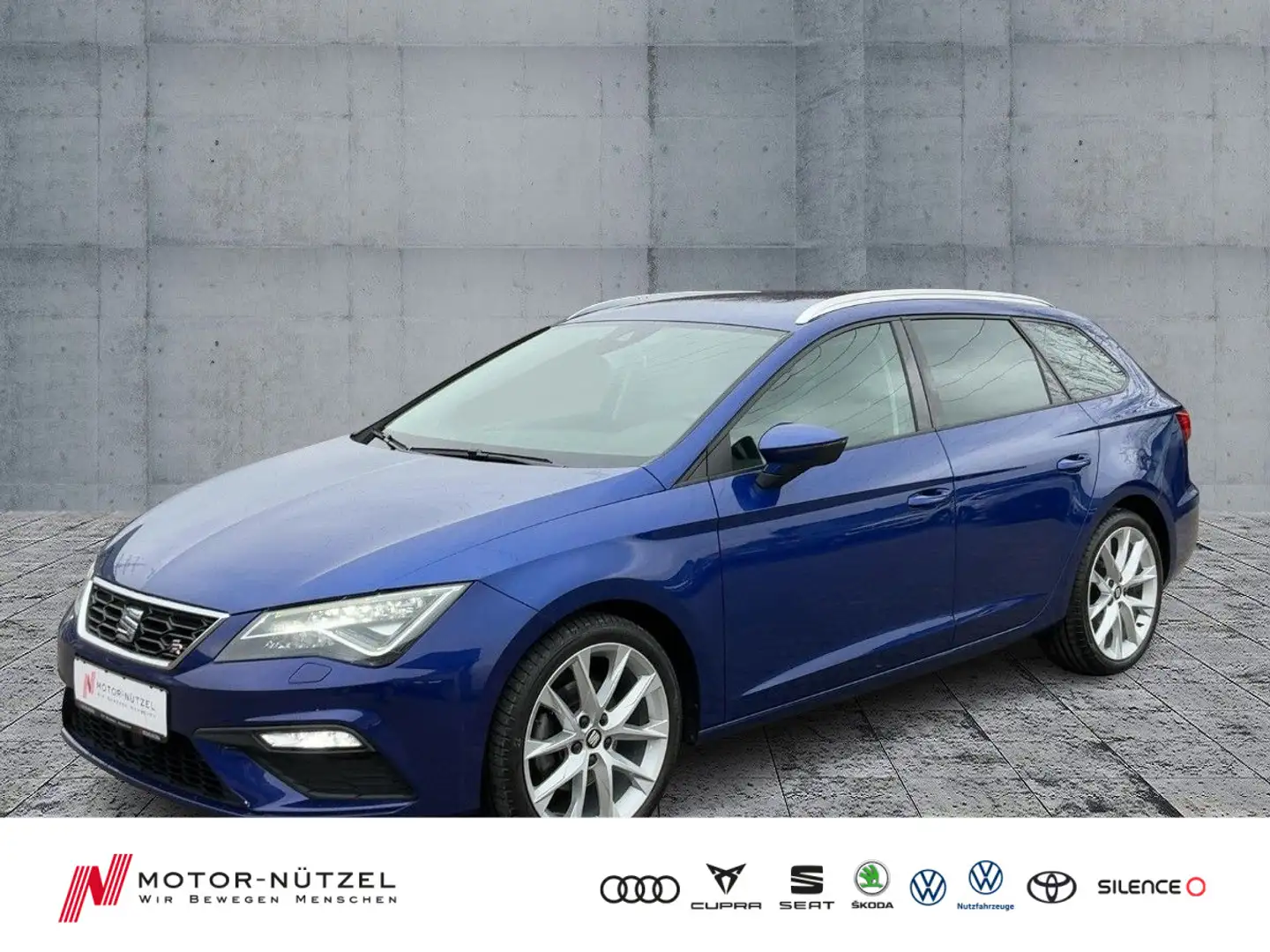 SEAT Leon ST 2.0 TDI DSG FR-LINE LED+NAVI+ACC+SHZ+PDC Blau - 1
