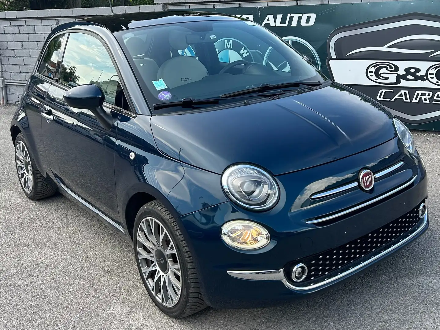 Fiat 500 1.2 120 69cv dualogic Bleu - 1