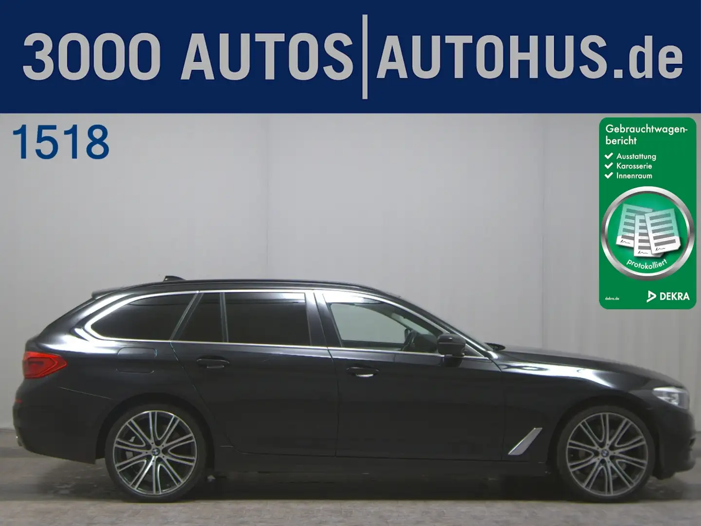 BMW 530 d Touring Navi LED el.Heck LC+ LM Schwarz - 1