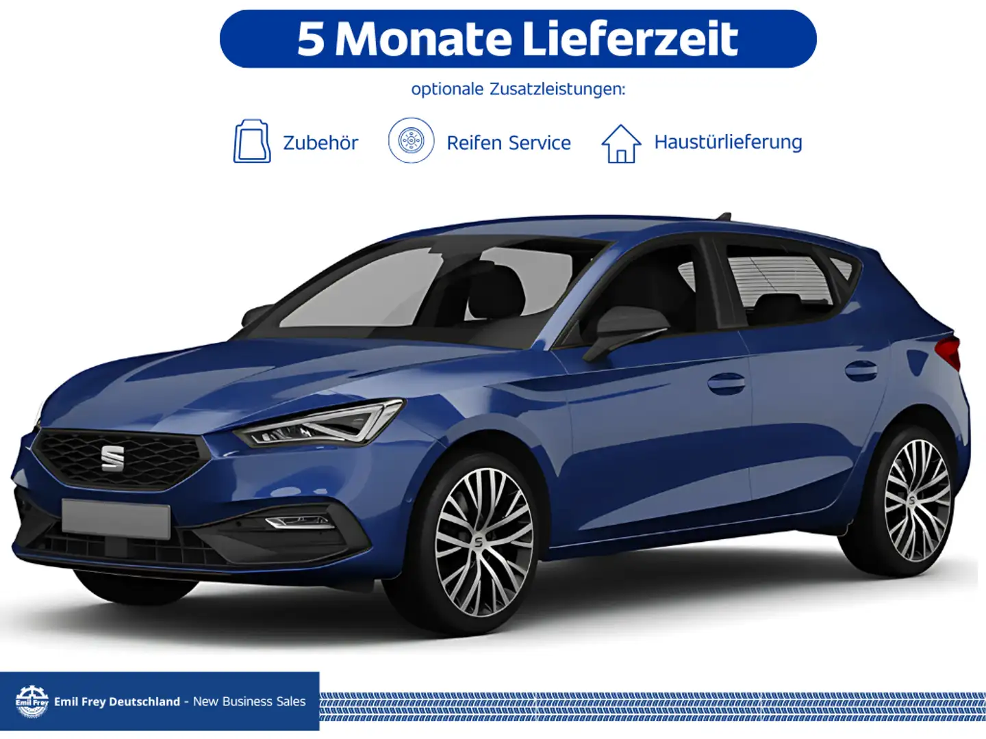 SEAT Leon 1.5 TSI 85kW Road Edition ⏱️​ letzte Chance ⏱️ Blau - 1