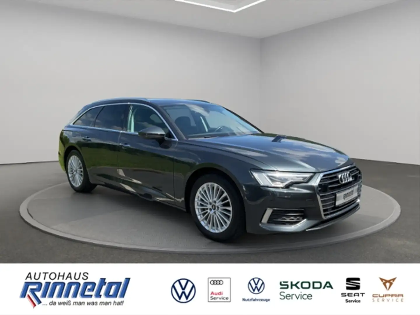 Audi A6 Avant 40 TDI quattro S tronic Design LEDER+AHK+KA Grau - 2