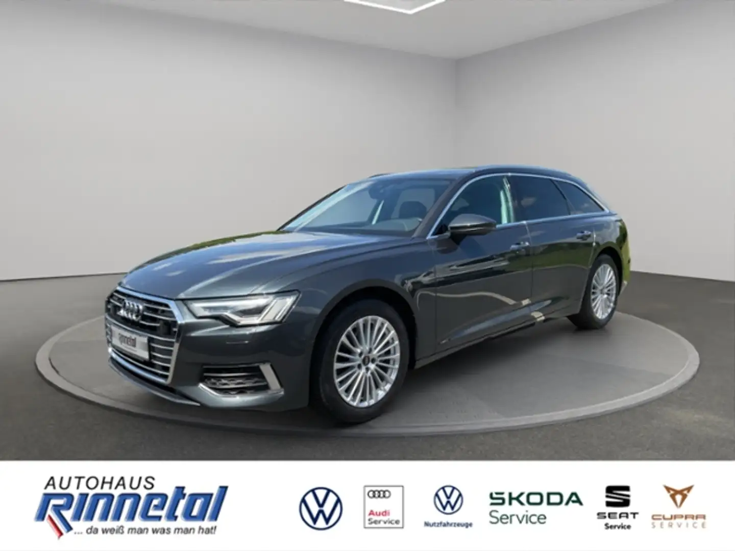 Audi A6 Avant 40 TDI quattro S tronic Design LEDER+AHK+KA Grau - 1