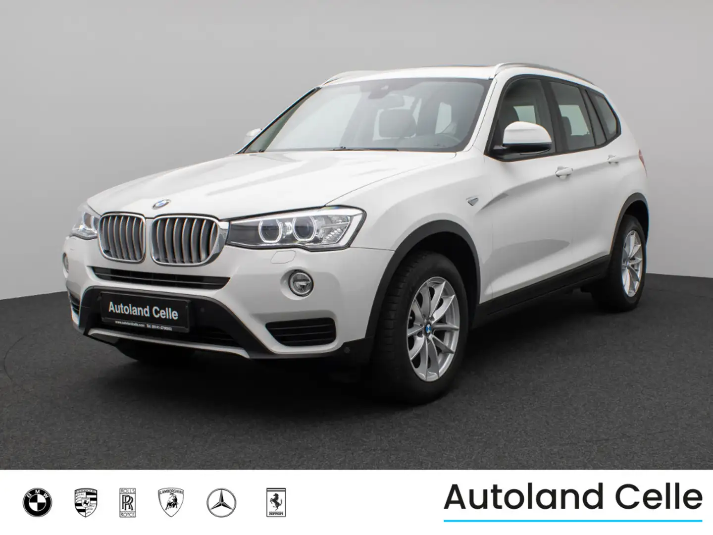 BMW X3 xD30d Panorama HUD HiFi Xenon PDC Sport Leder Weiß - 1