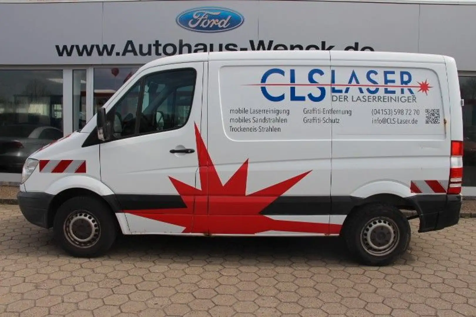 Mercedes-Benz Sprinter II Kasten 209/211/213/215 CDI*KLIMA*AHK Blanc - 1