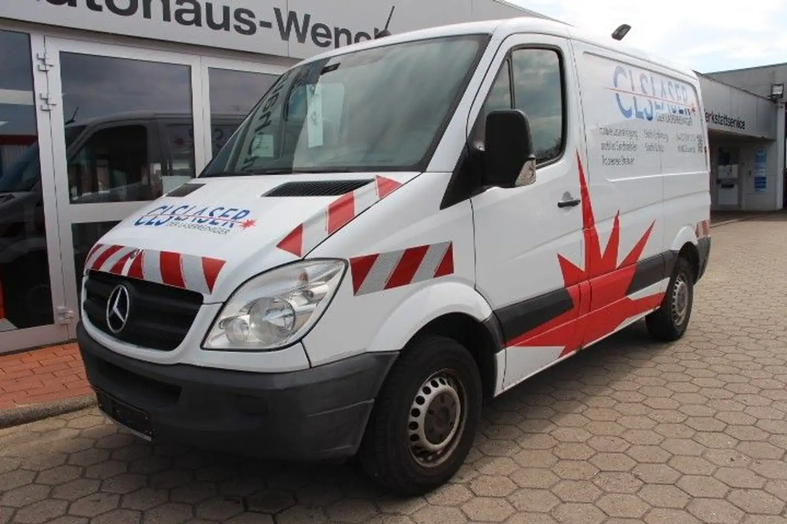 Mercedes-Benz Sprinter II Kasten 209/211/213/215 CDI*KLIMA*AHK Blanc - 2