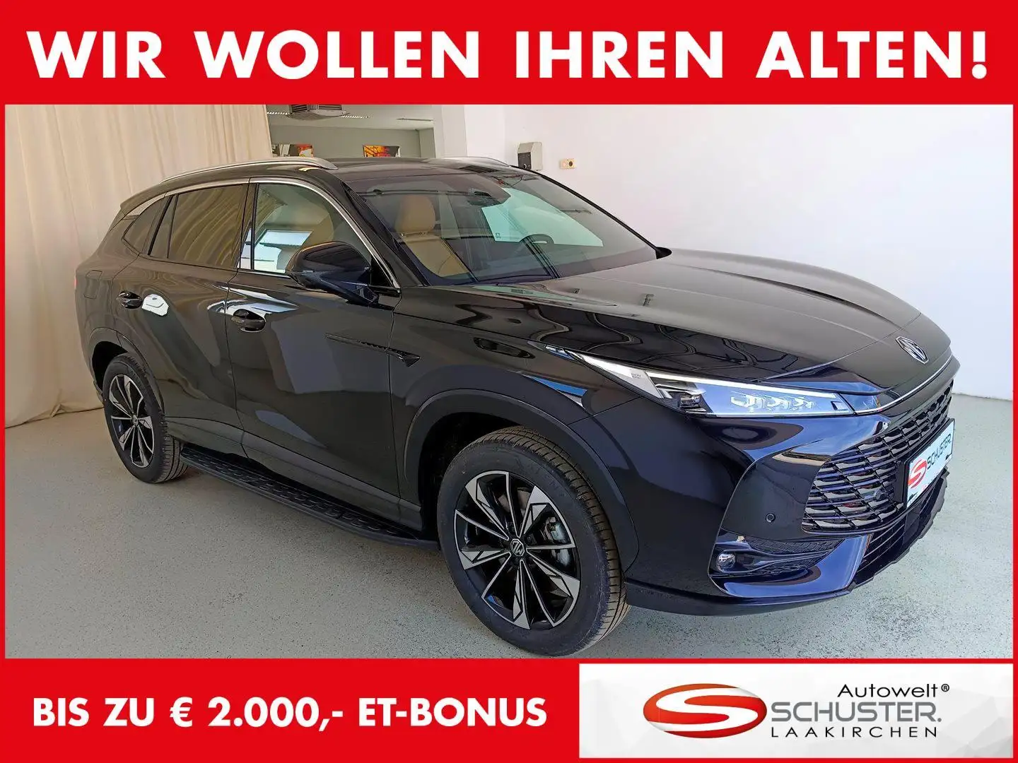 MG HS PHEV+ Luxury 21,4kWh Aut. Schwarz - 1