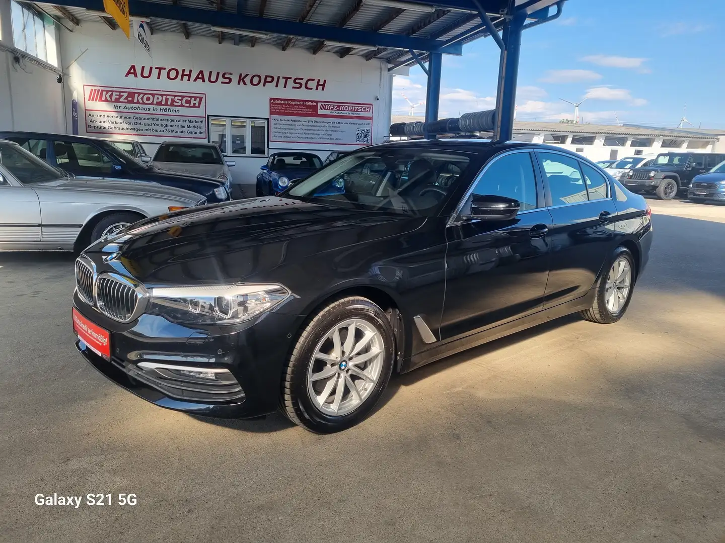 BMW 520 520 d Automatik - Topzustand! Schwarz - 1