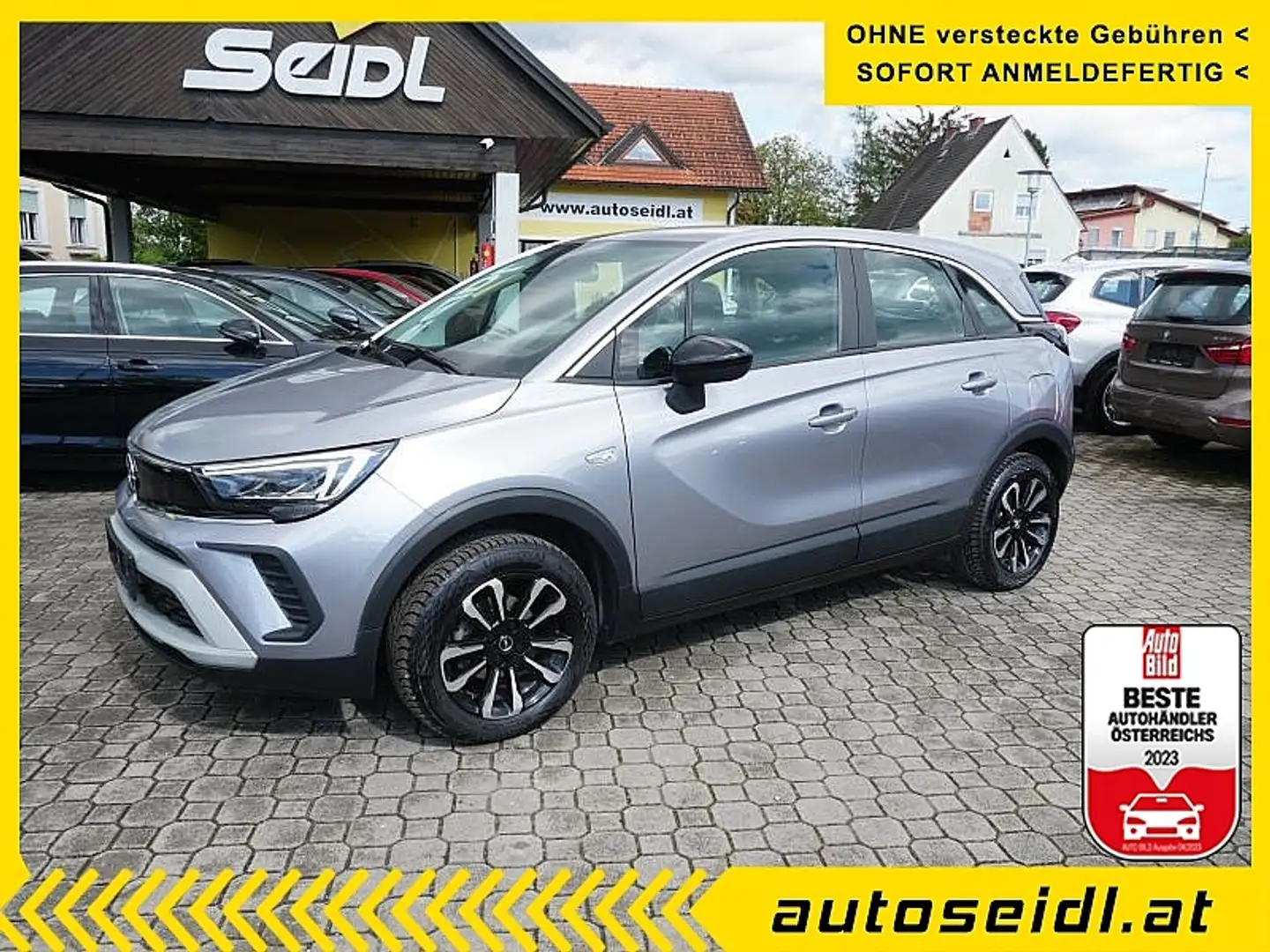 Opel Crossland 1,5 CDTI Elegance *LED+NAVI+KAMERA* Grau - 1