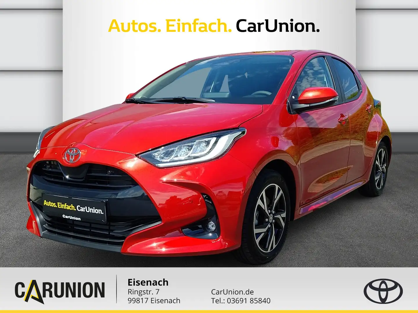 Toyota Yaris TEAMPLAYER LED+KAMERA+ 1,99% Rot - 1