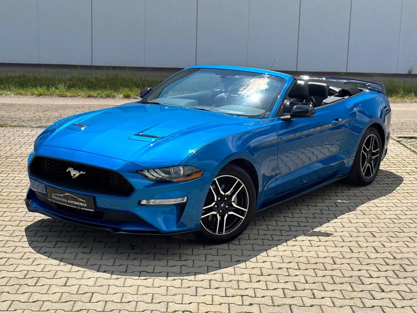 Ford Mustang 2.3 Cabrio EcoBoost/Premium/RKam/PDC Bleu - 2