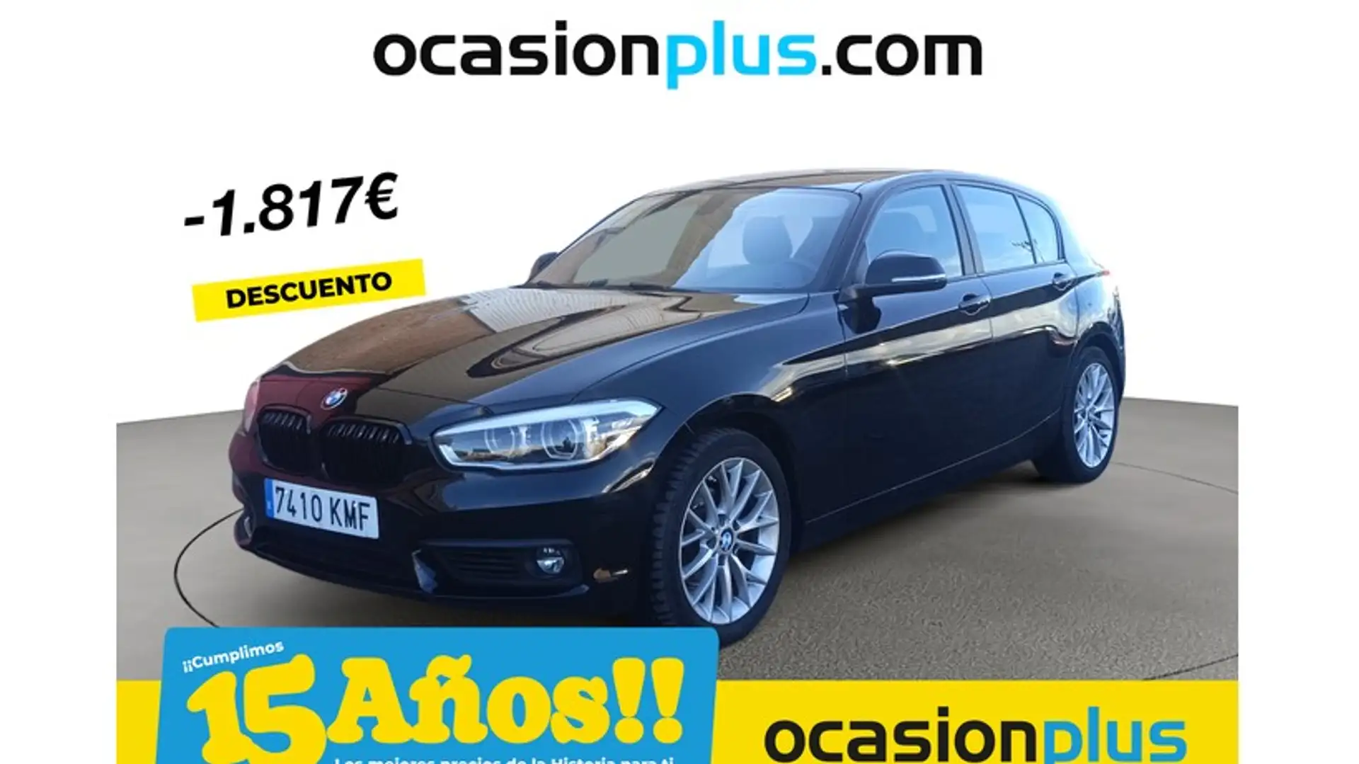 BMW 118 118d Noir - 1