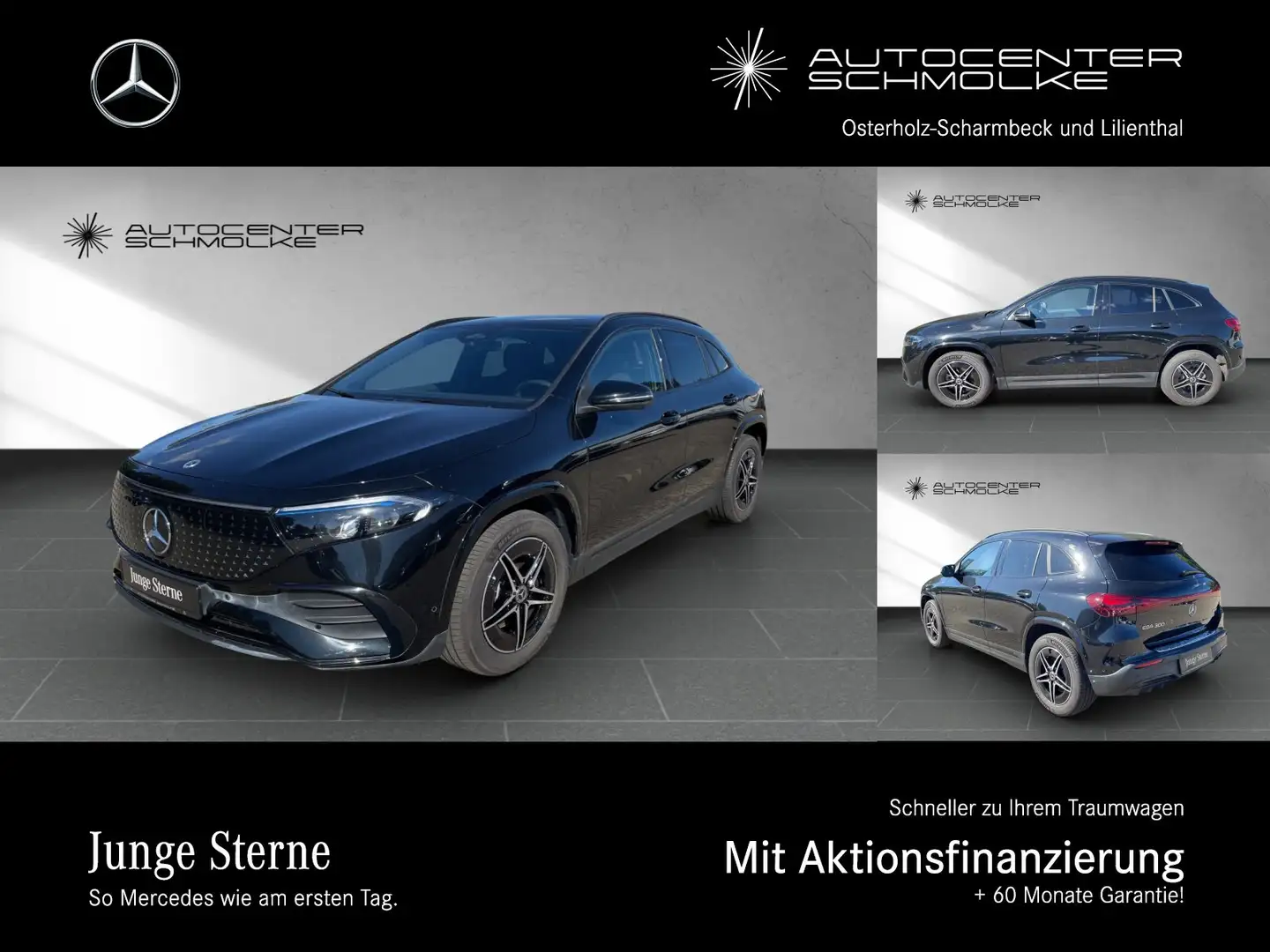 Mercedes-Benz EQA 300 EQA 300 4-M AMG-LINE ADVANCED*NIGHT*AHK*WINTERP. Schwarz - 1