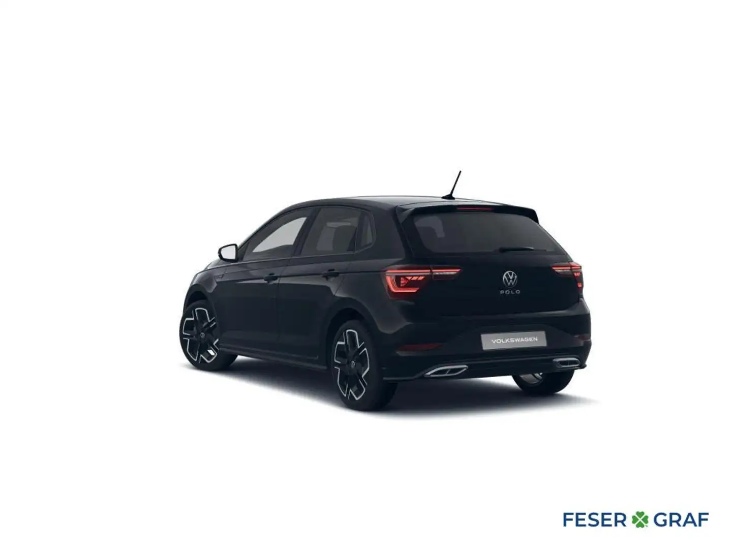 Volkswagen Polo R-Line 1,0 l TSI 116 PS 7-Gang-DSG Schwarz - 2