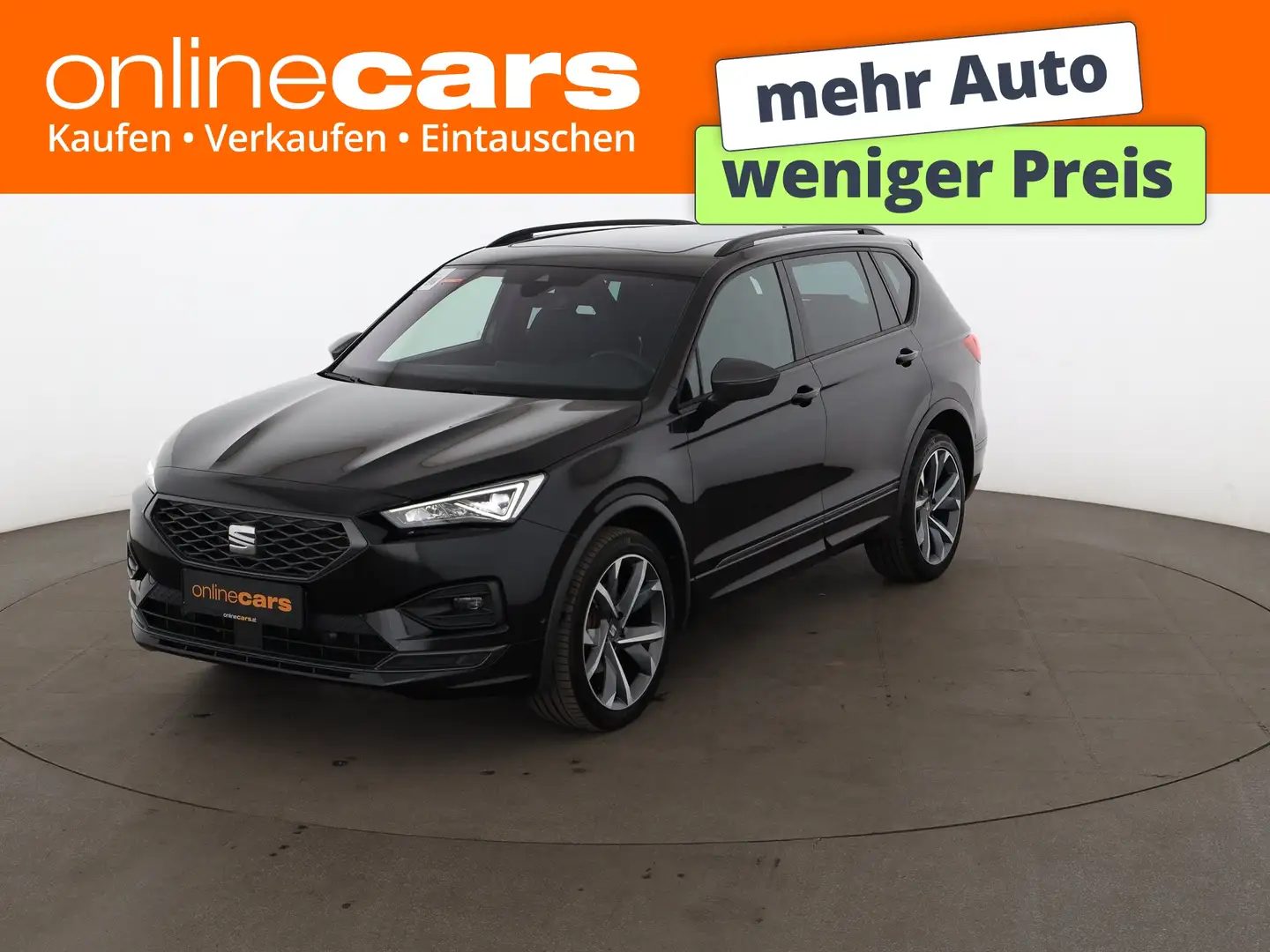SEAT Tarraco 2.0 TDI FR Aut LED SKY AHK RADAR NAVI PDC Schwarz - 1