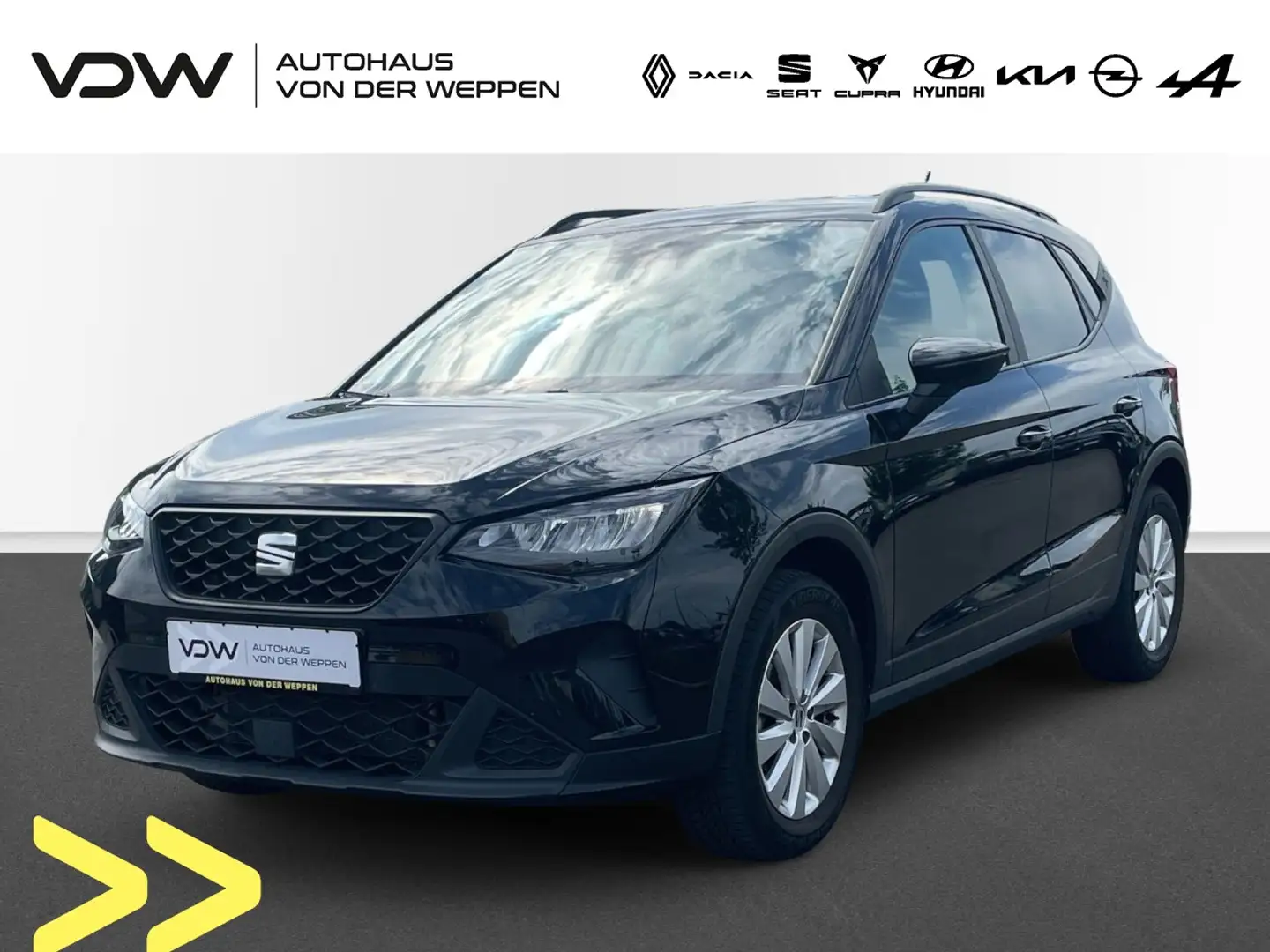 SEAT Arona Style TSI DSG LED SHZ FullLink Klima Einparkhilfe Noir - 1
