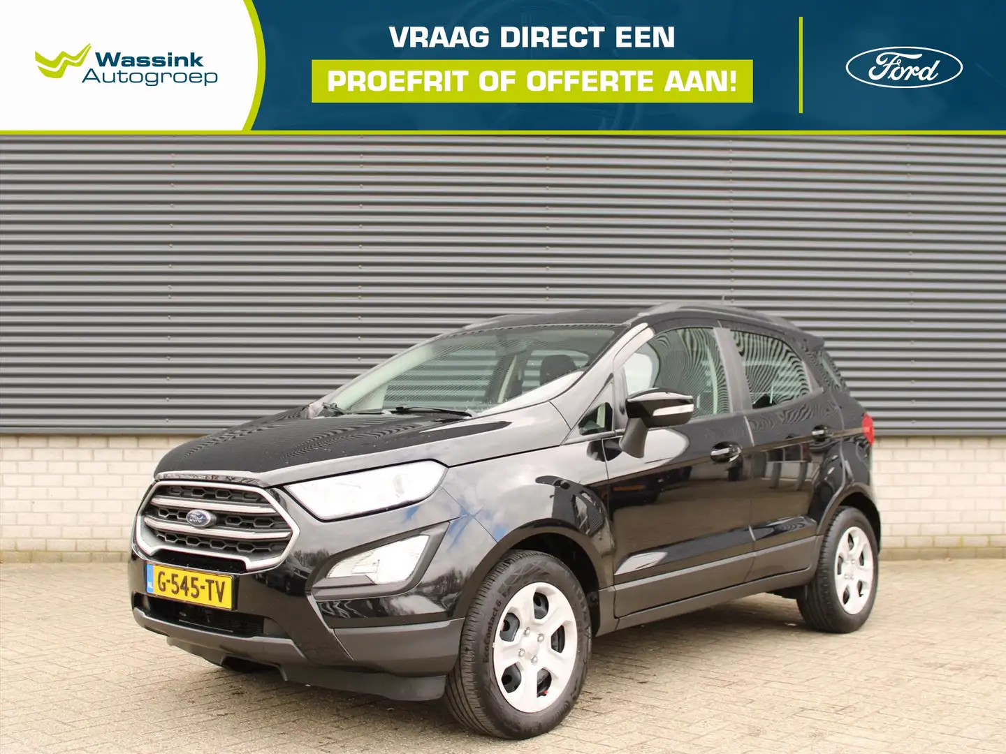 Ford EcoSport 1.0 EcoBoost 125pk Trend Ultimate | Trekhaak | par Zwart - 1