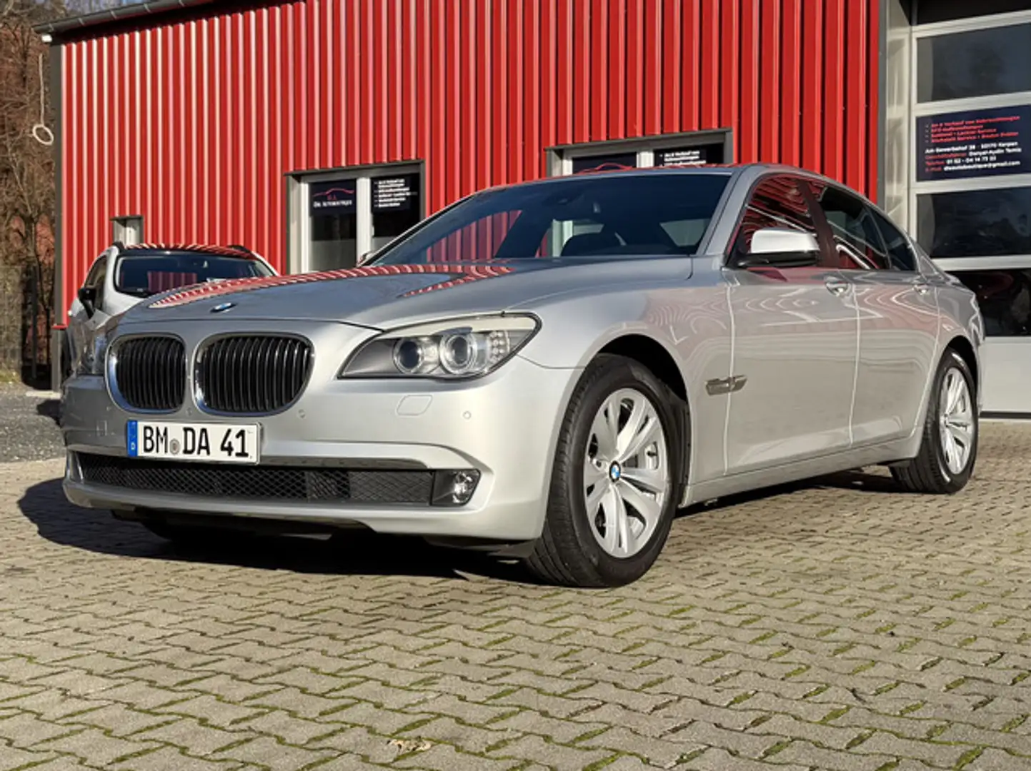 BMW 740 d Lang"Softclose"Memory"Schiebedach"SZH"Na Silber - 1