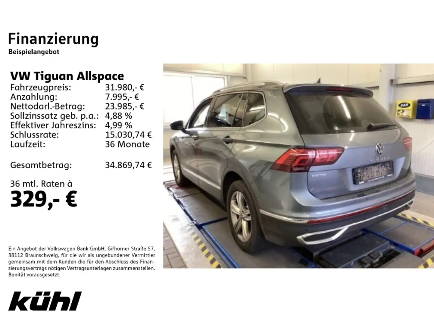 Volkswagen Tiguan Allspace 2.0 TDI 4M DSG Elegance IQ.Light Grau - 2