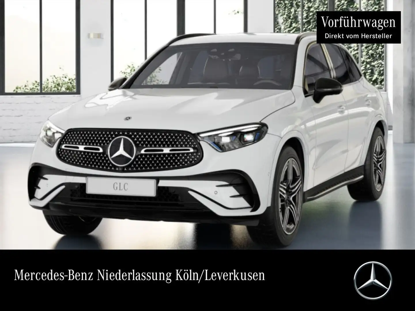 Mercedes-Benz GLC 450 d 4M AMG+NIGHT+360+AHK+BURMESTER+KEYLESS Weiß - 1