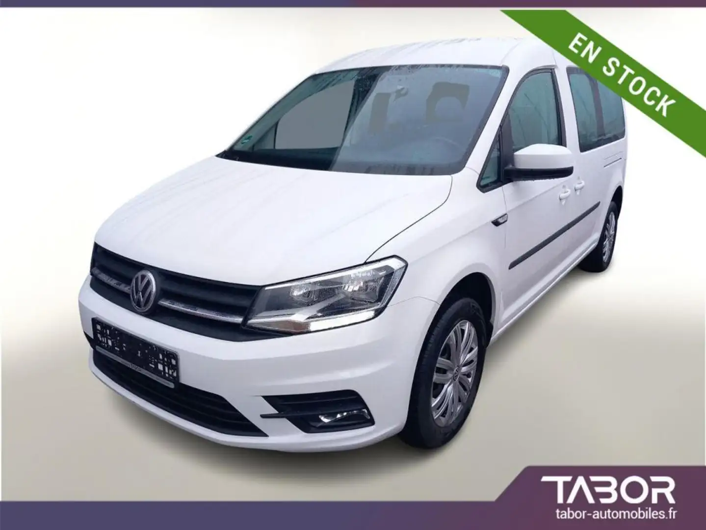 Volkswagen Caddy Maxi 2.0 TDI BMT 7PL GPS Clim Blanc - 1
