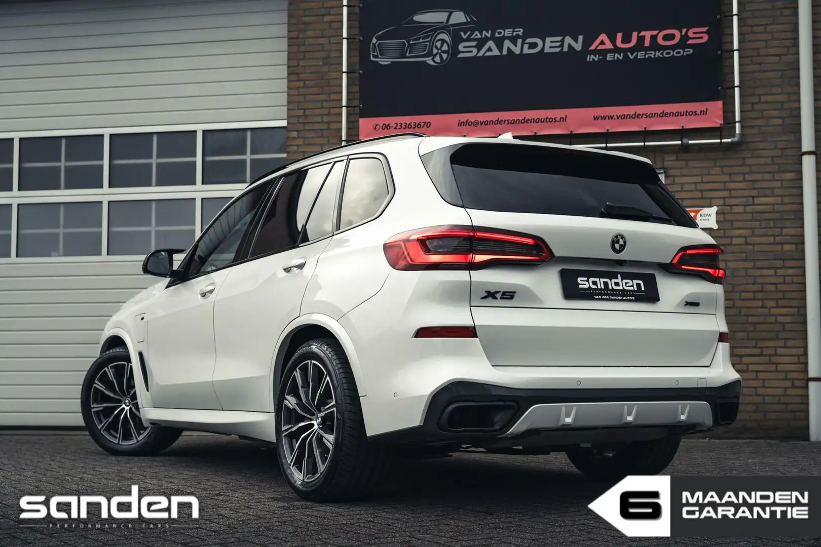 BMW X5 xDrive45e M-sport|parelmoer|keyless|panodak|360|H& Blanc - 2