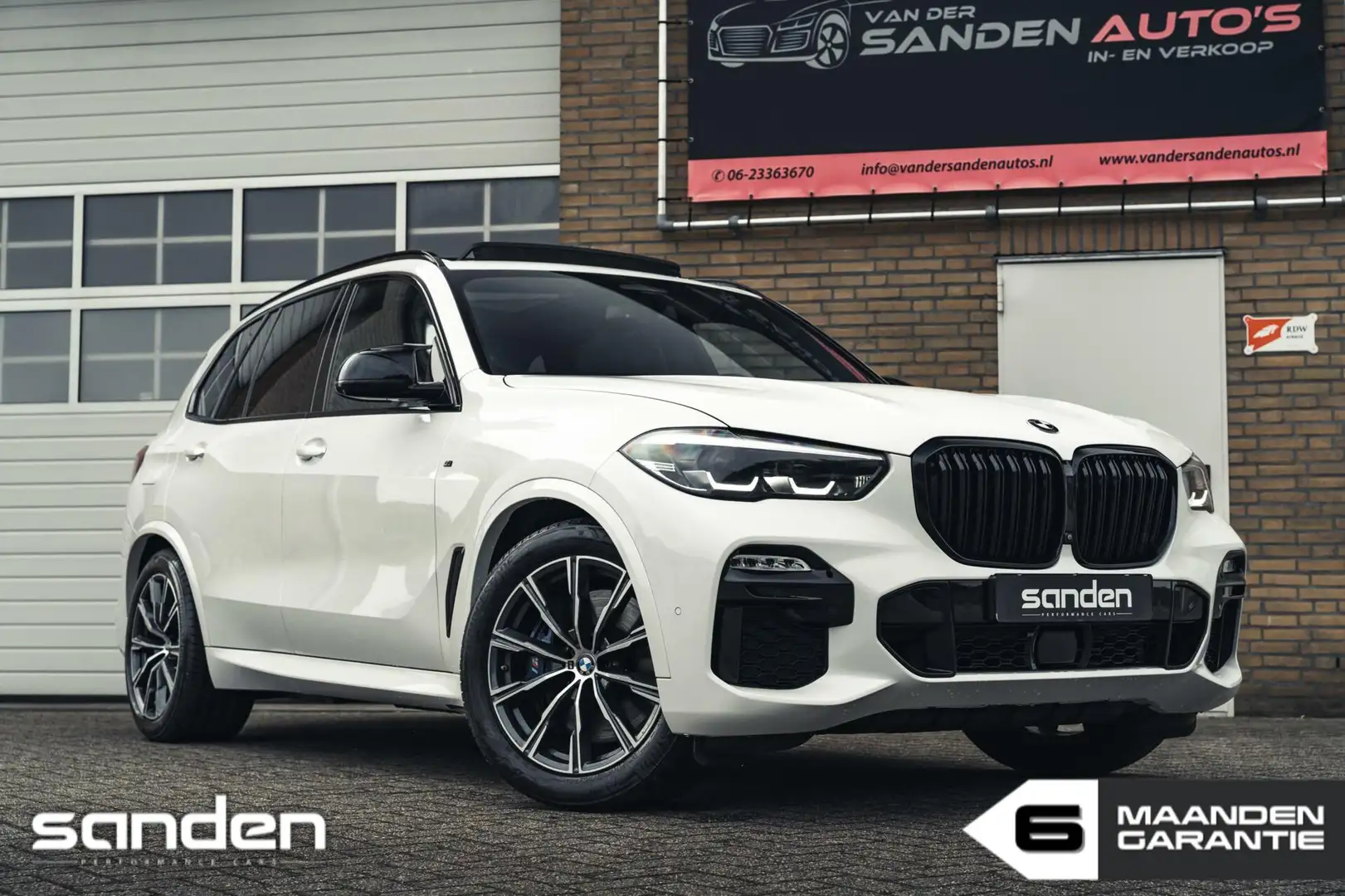 BMW X5 xDrive45e M-sport|parelmoer|keyless|panodak|360|H& Blanc - 1