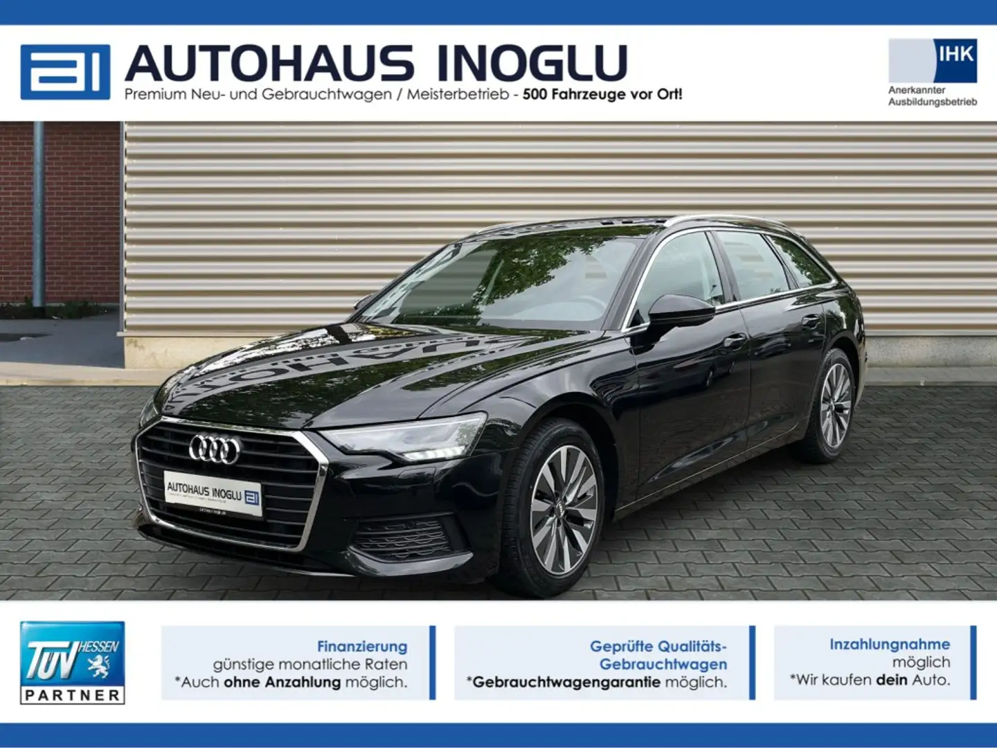 Audi A6 Av. 40 TDI S tronic Navi Plus+SHZ+R-Kam+VC+DSP+ Schwarz - 1