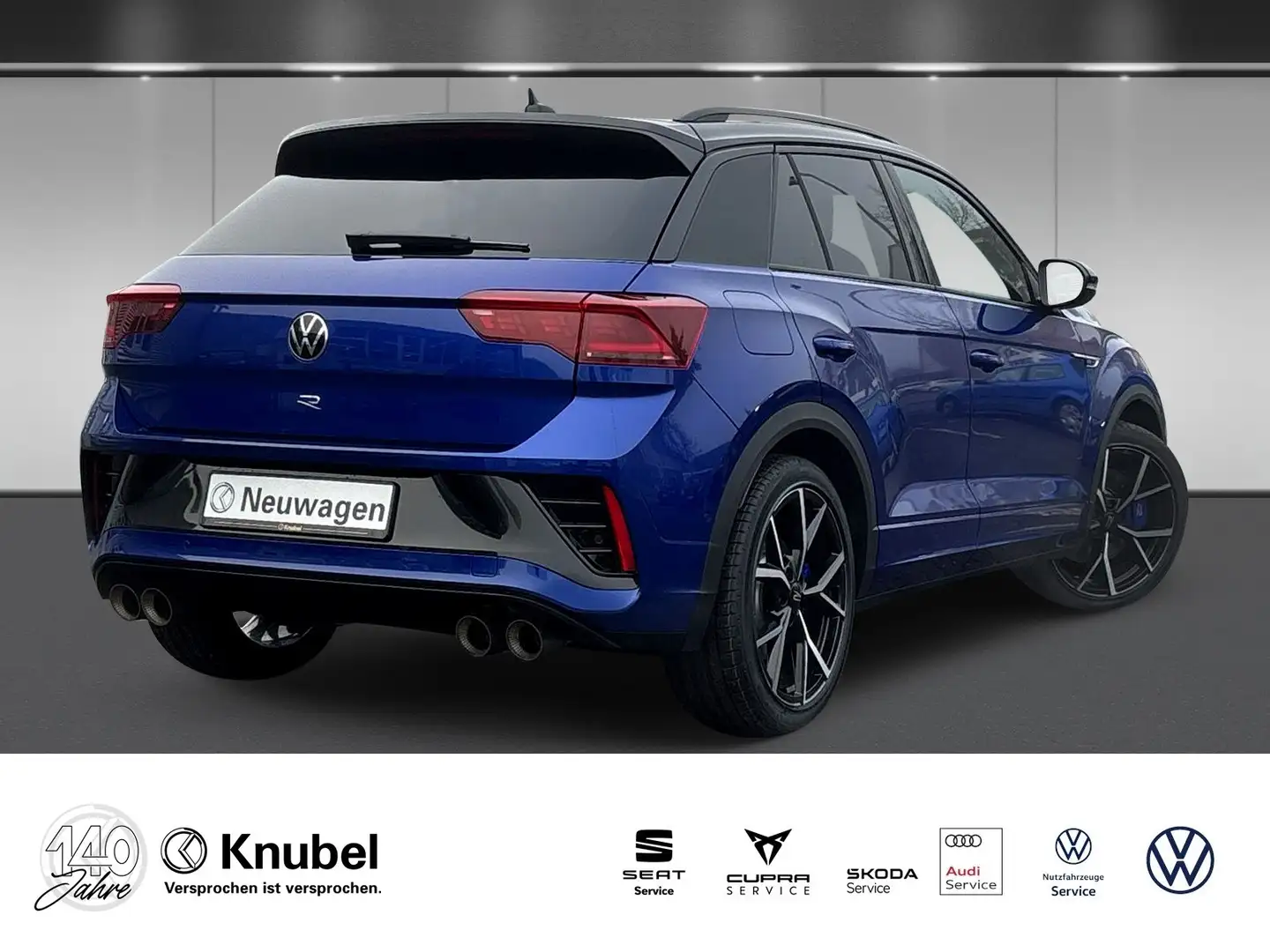 Volkswagen T-Roc R IQ.Light NaviPro AHK Keyless TravelAss. Pano Blauw - 2