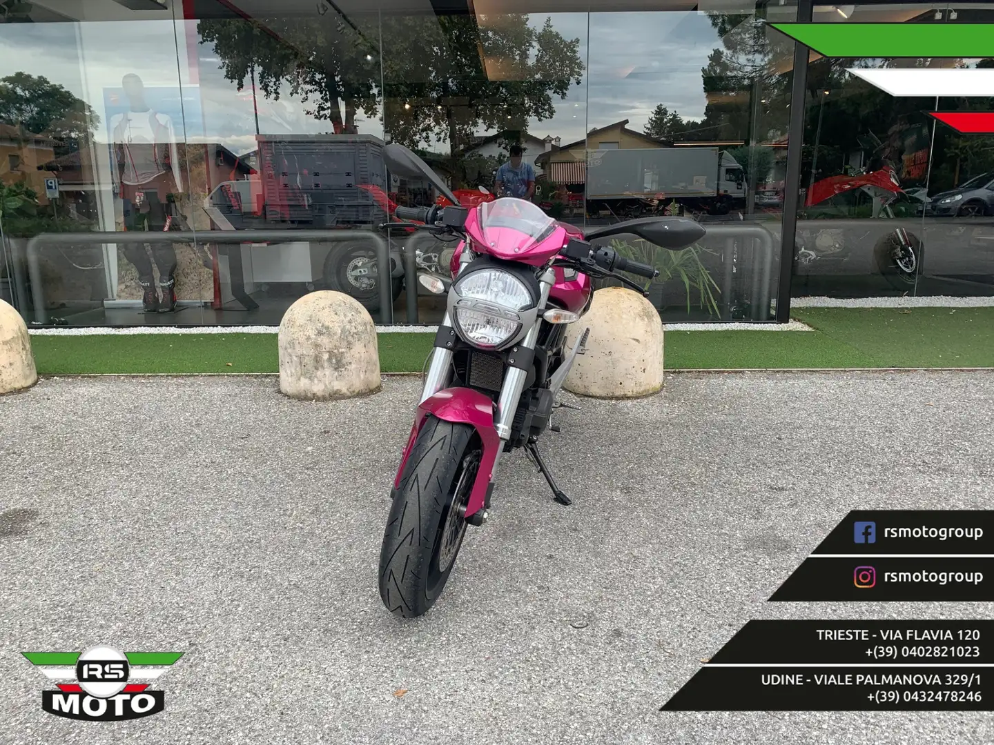 Ducati Monster 696 Burdeos - 1