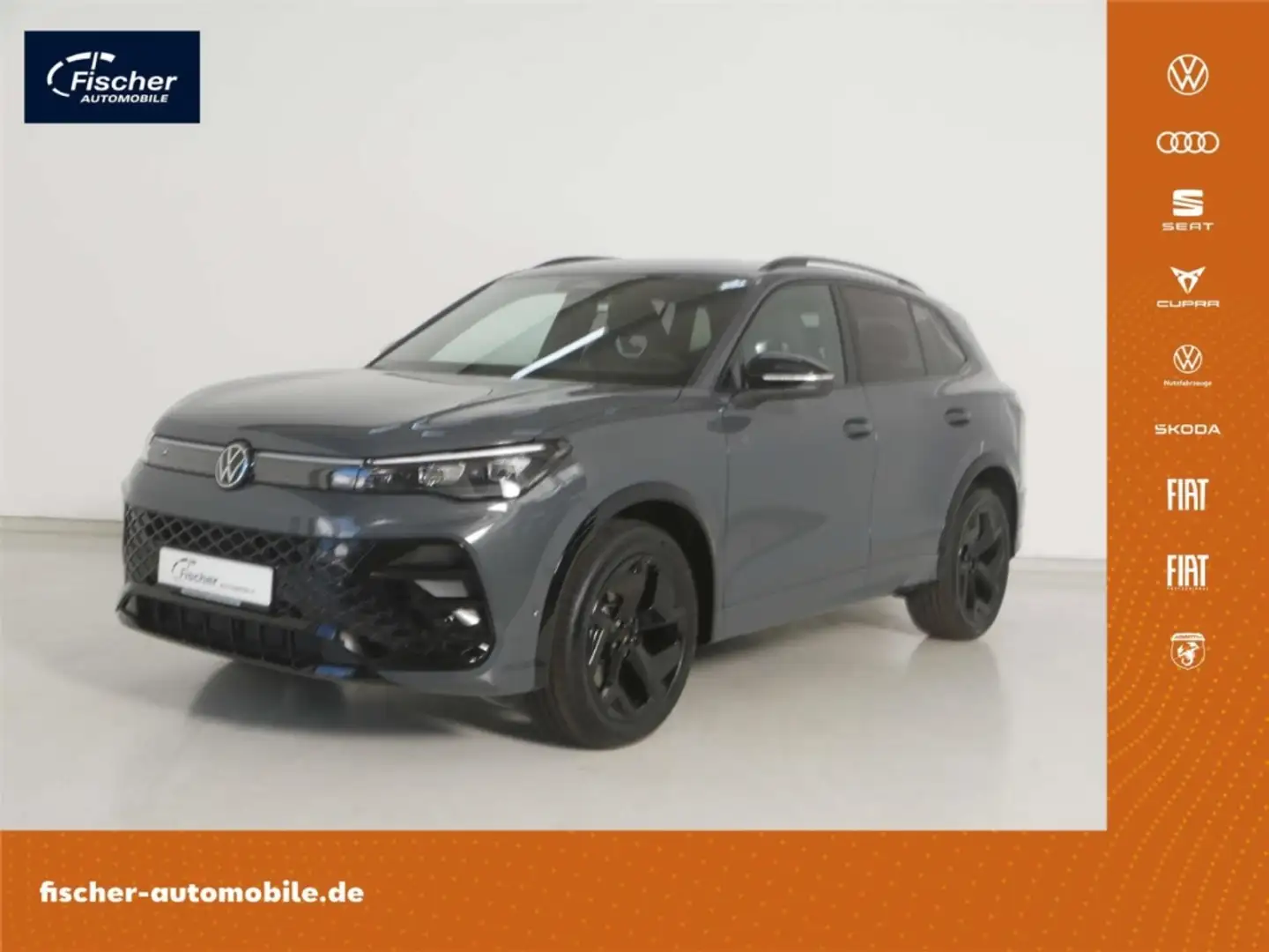 Volkswagen Tiguan 2.0 TDI R-Line Black Style DSG AHK/LED Gris - 1