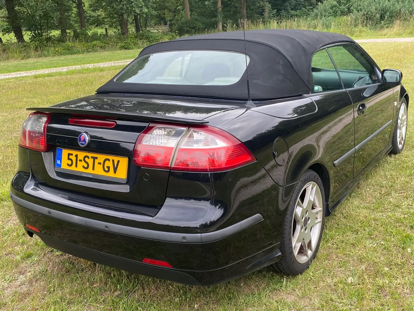 Saab 9-3 9-3 Cabrio 1.9 TiD Linear Czarny - 2