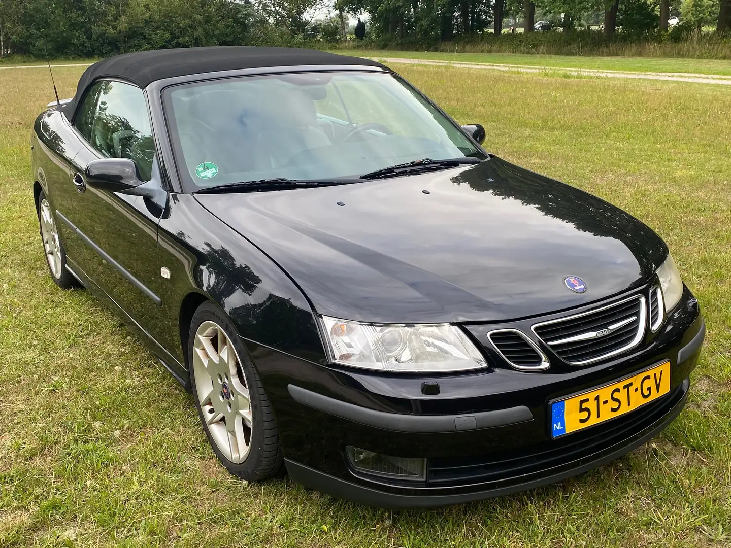 Saab 9-3 9-3 Cabrio 1.9 TiD Linear Czarny - 1