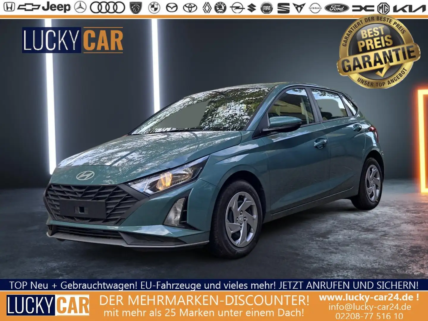 Hyundai i20 1,2lComfort+PDC+Kamera+DIGITALCOCKPIT+APPLE 58 ... Verde - 1