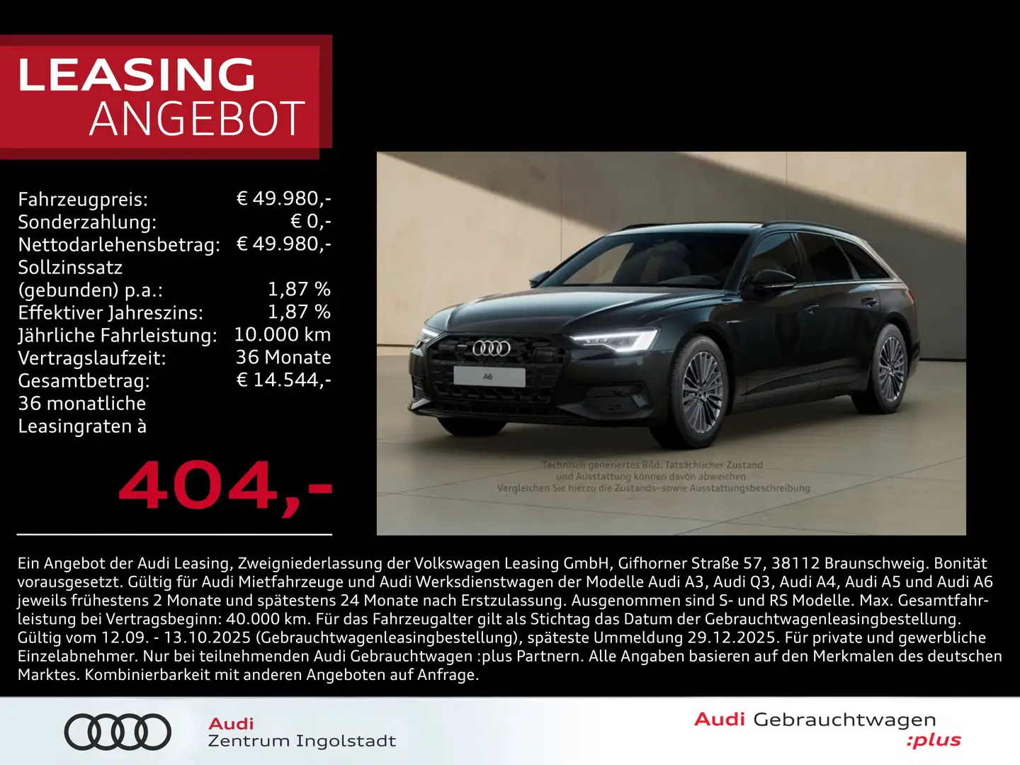 Audi A6 Avant 45 TDI qu MATRIX PANO AHK ACC Advanced Noir - 1