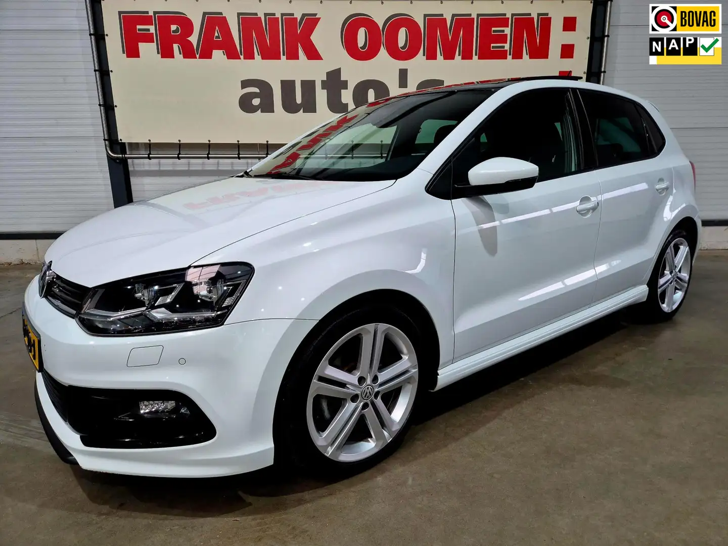 Volkswagen Polo 1.0 TSI 110PK 3x R-Line + NAP|OH historie|2e Eigen Blanco - 1