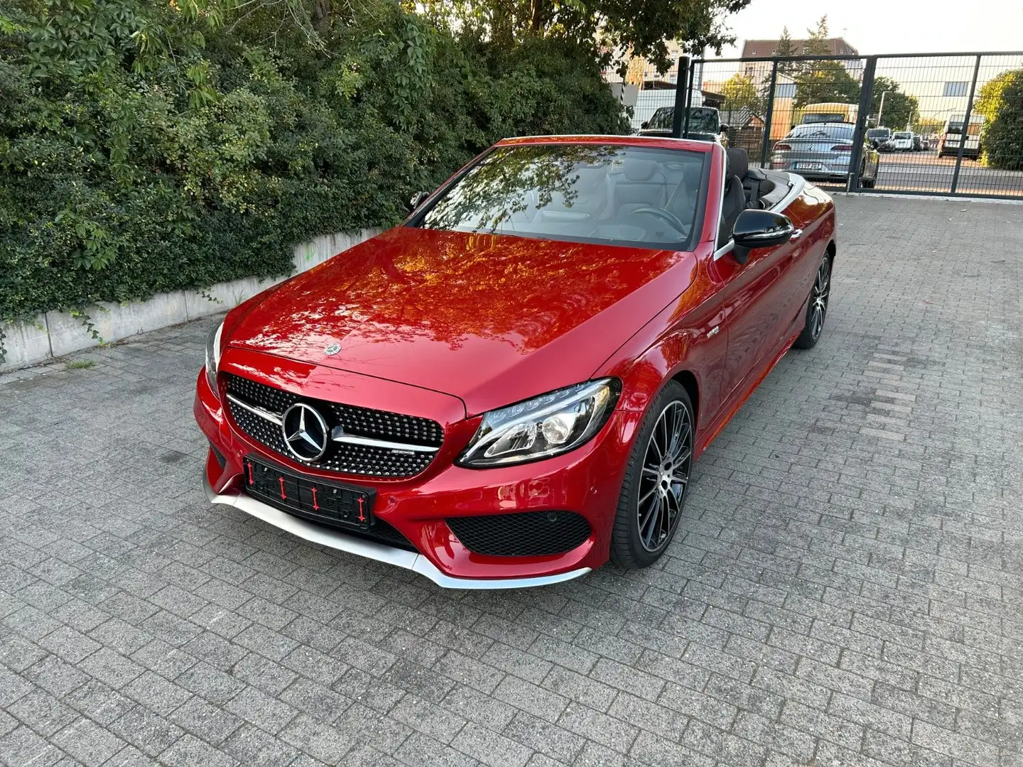 Mercedes-Benz C 43 AMG /19``/K-GO/BURMESTER/HUD/VOLL Rouge - 1