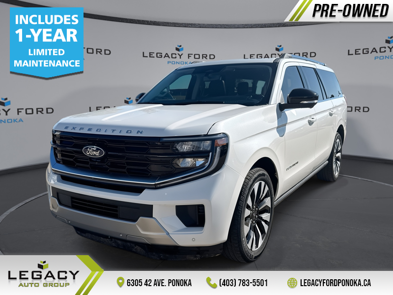 2026 Ford Expedition Platinum Max  2ND ROW CAPT CHAIRS | DRIVERS PKG