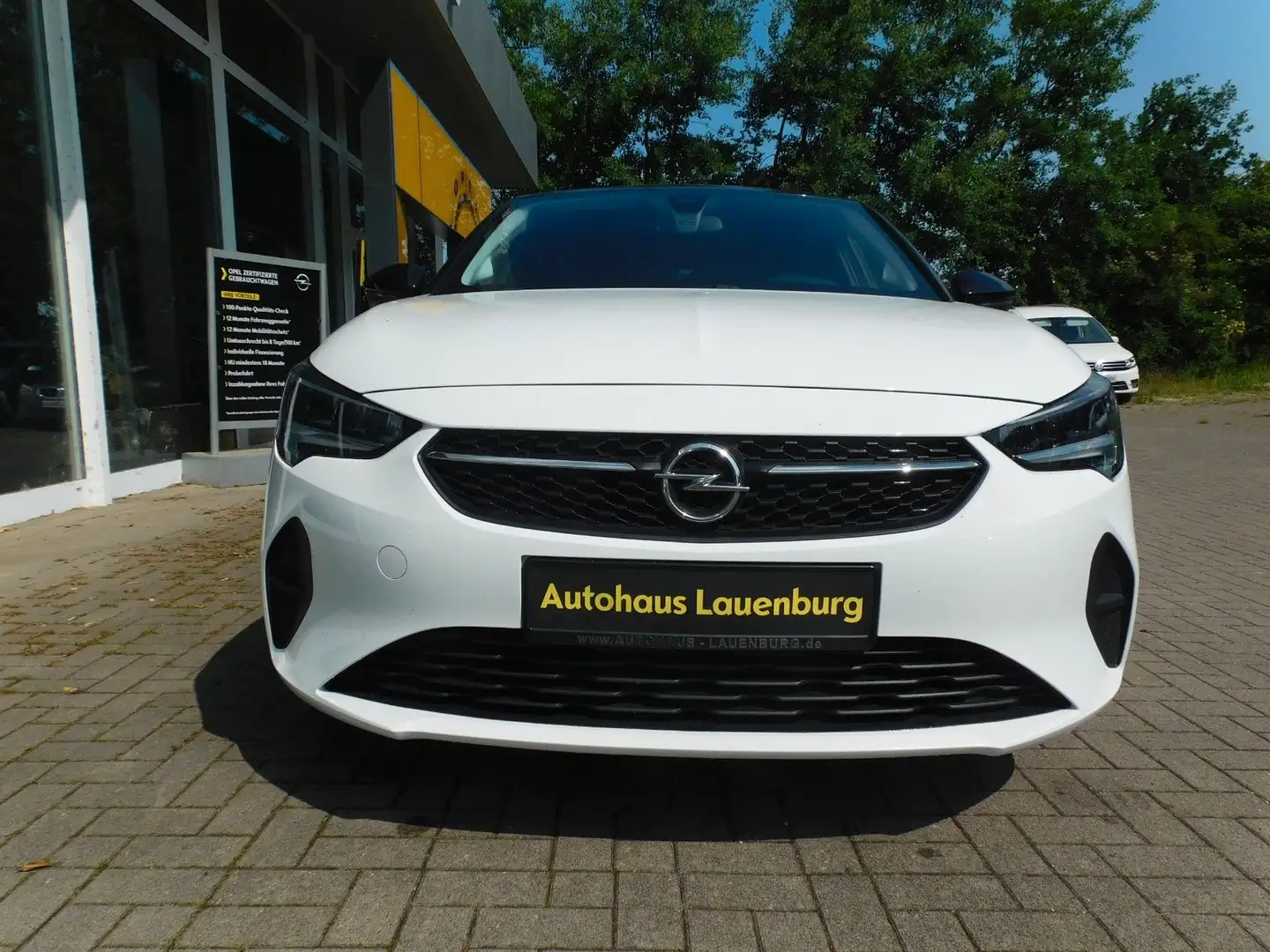 Opel Corsa F Edition+KLIMA+TPM+LED Weiß - 2